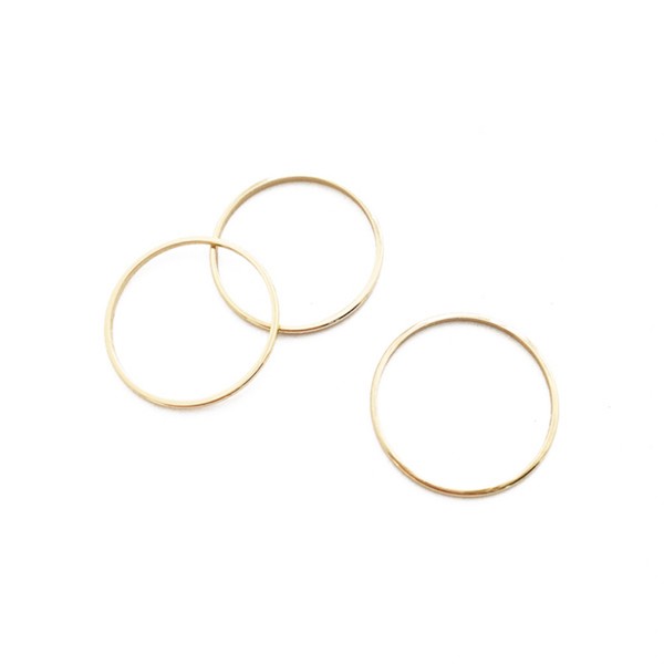 Los Angeles Jewelry Collection: Skinny Stacking Ring in Gold and Silver