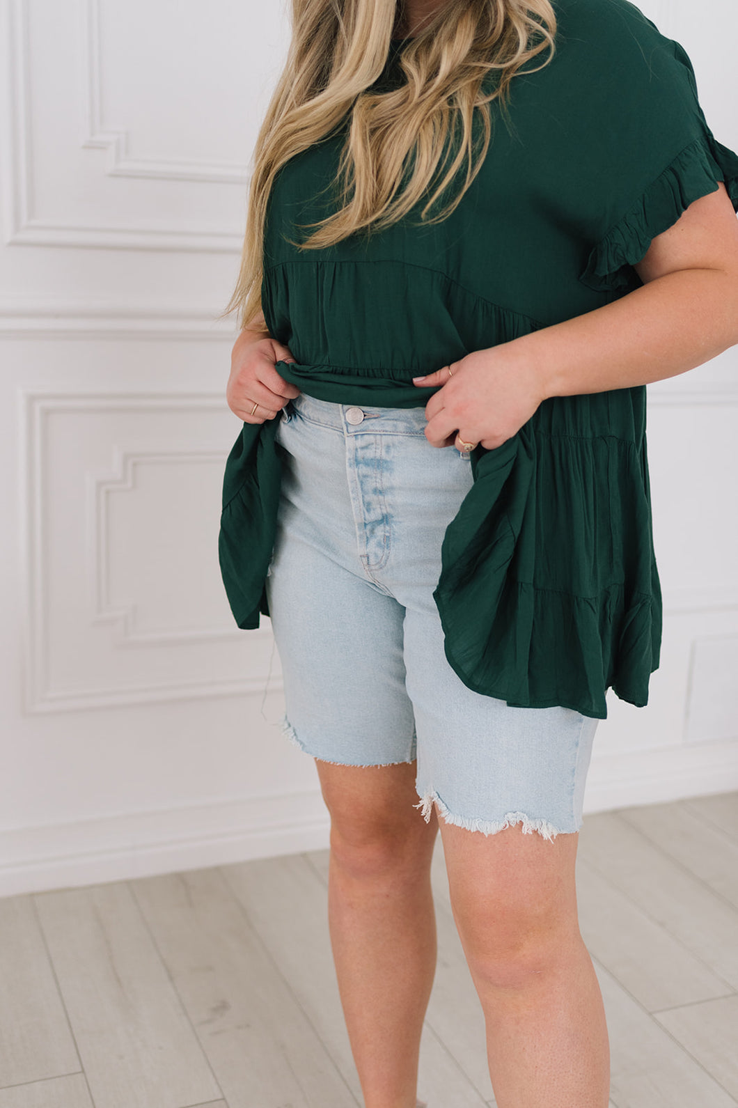 Magnolia Bermuda Shorts in Light Wash