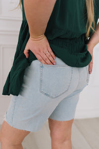 Magnolia Bermuda Shorts in Light Wash