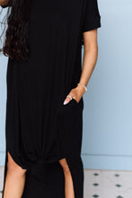 Load image into Gallery viewer, Forest Beach Black Maxi Dress