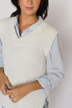 Load image into Gallery viewer, Cannon Beach Vest in Cream