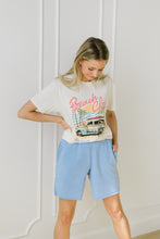 Load image into Gallery viewer, California City Soft Blue Lounge Shorts