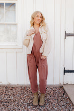 Load image into Gallery viewer, Corpus Christi Harlem Jumpsuit in Brown