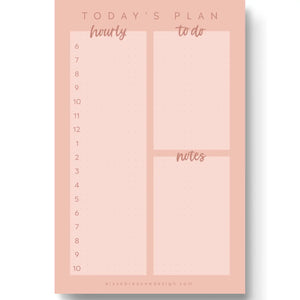 Durham Organization Collection: Pink Daily Planner