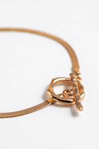 The Flats Gold Snake Chain Bracelet