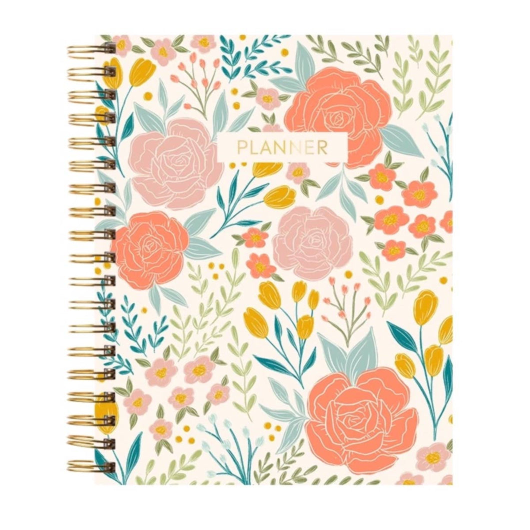 Durham Organization Collection: Peonies and Tulip Large Undated Planner