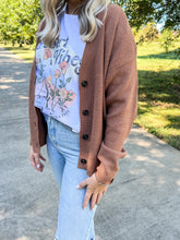 Load image into Gallery viewer, Hamilton Sweater Cardigan in Camel