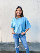 Load image into Gallery viewer, Calimesa Oversized Tee in Blue