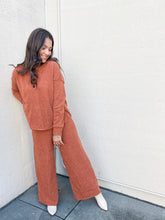 Load image into Gallery viewer, Joshua Tree Rust Knit Set in Rust