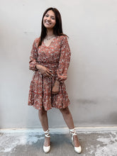 Load image into Gallery viewer, Maplewood Rust Floral Dress