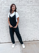 Load image into Gallery viewer, Corpus Christi Harlem Jumpsuit in Black
