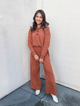 Load image into Gallery viewer, Joshua Tree Rust Knit Set in Rust