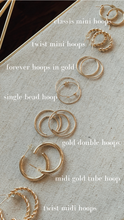 Load image into Gallery viewer, Los Angeles Jewelry Collection: Single Bead Midi Hoop
